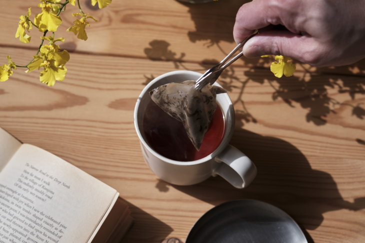 ダージリンティーバッグマグカップで作る