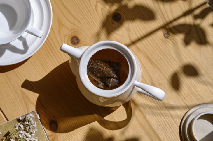 ダージリンティーバッグティーポットで作る