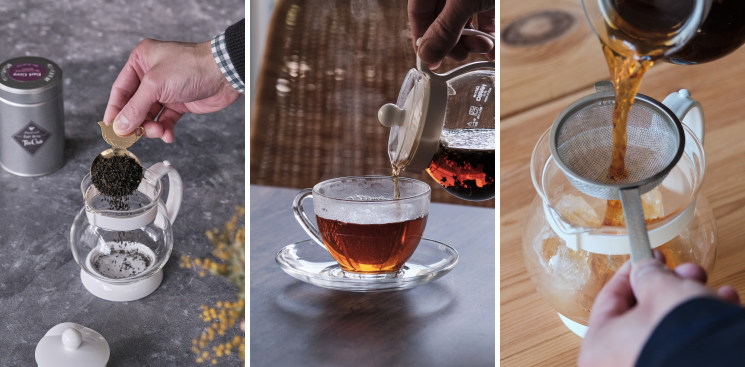 ティーポット・ティーメジャー・ティーストレーナー