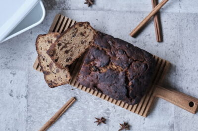 スコーンミックス粉でフルーツケーキを焼いてみました